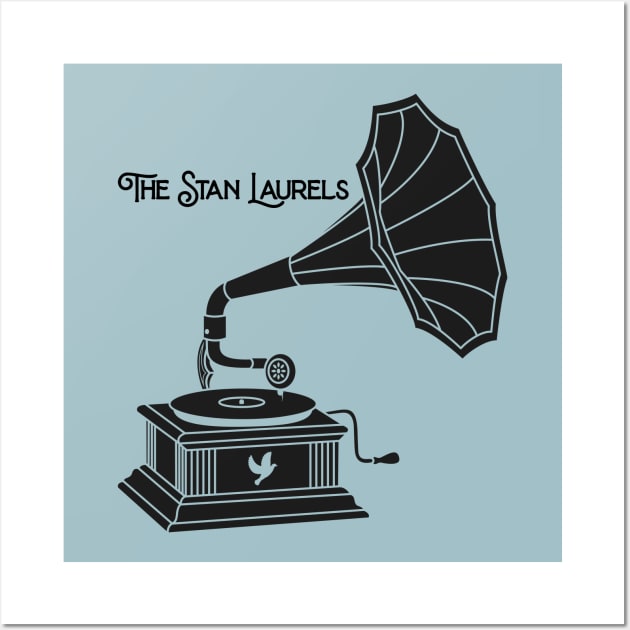 The Stan Laurels - Gramophone (V2) Wall Art by PlaidDesign